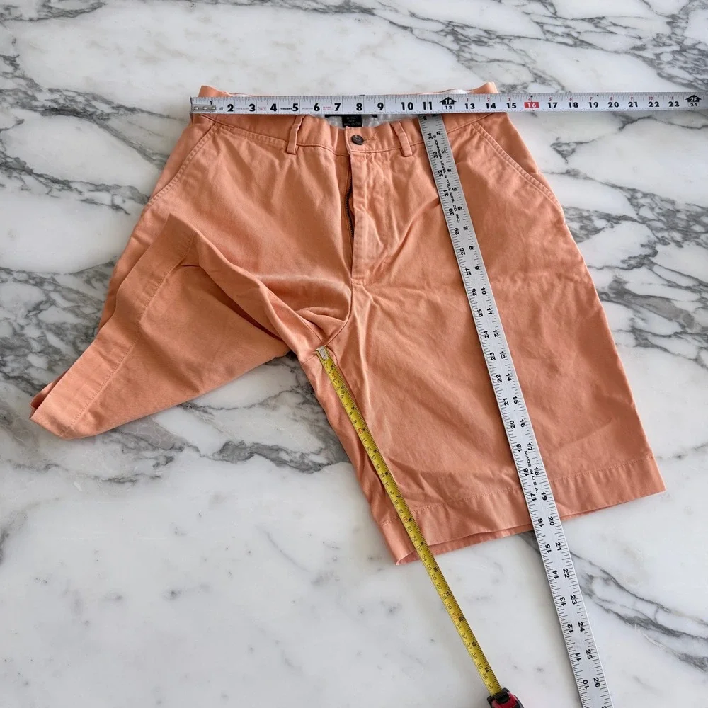 Polo Ralph Lauren Mens Prospect Short 30 Peach Orange Cotton Classic Chino Twill